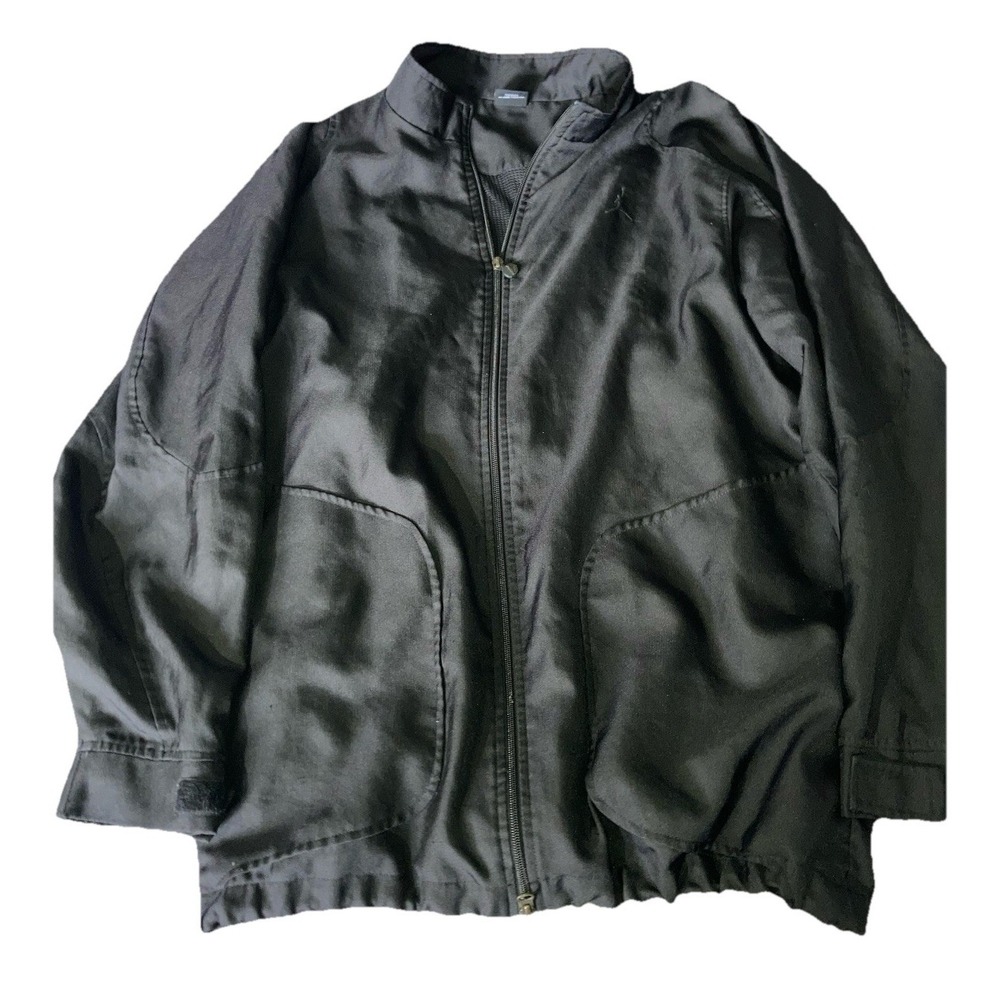 Jordan Black Mesh Lined Windbreaker Jacket XL Lightweight Full Zip